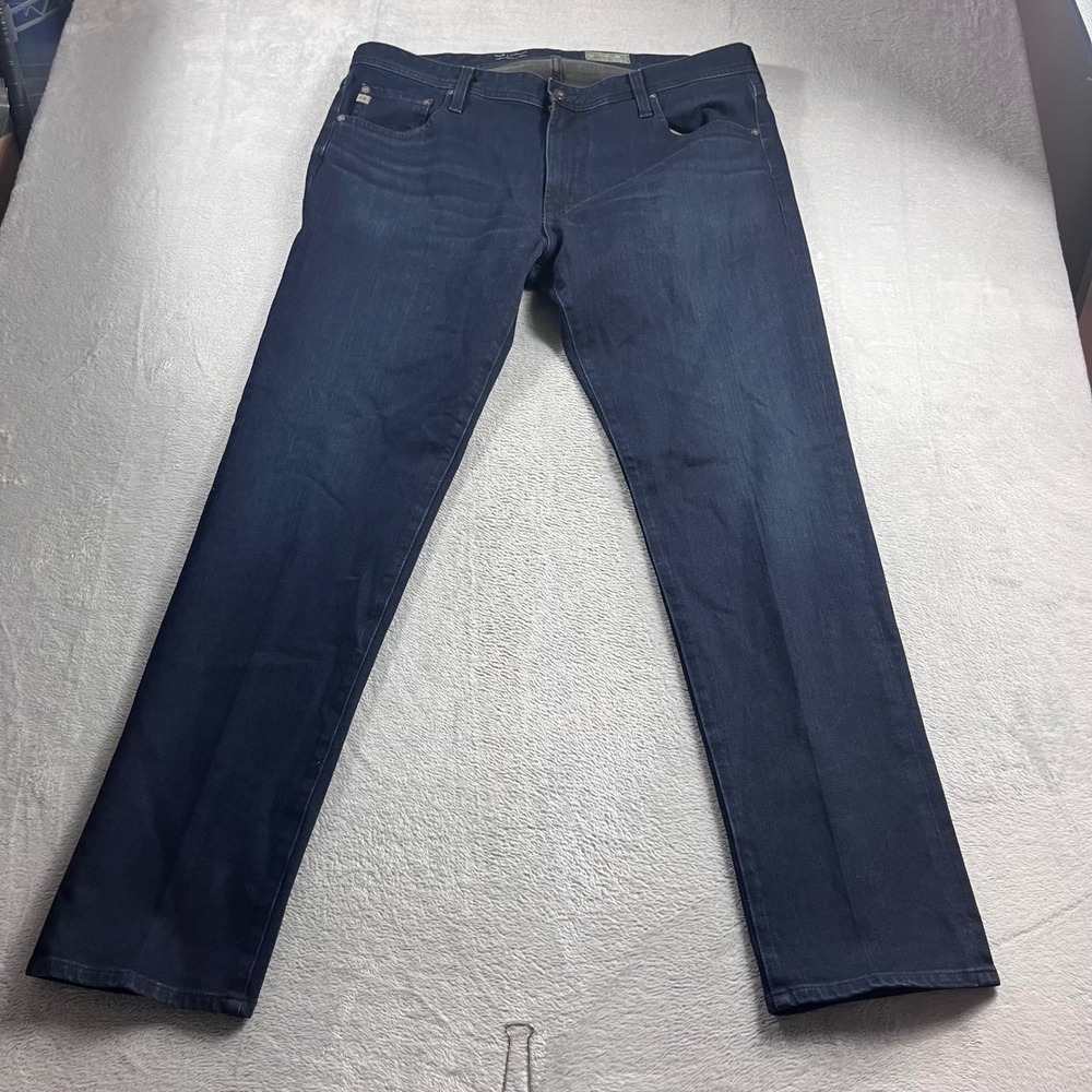 AG Adriano Goldschmied Tellis Modern Slim Jeans Dark Wash 38x32 Denim 360